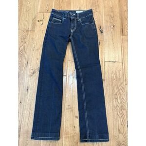 Diesel Brucke Women's Skinny Jeans Dark Wash Sz 25x34 (Hemmed To 27")